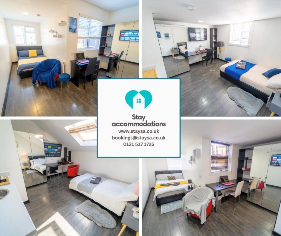 Staysa Equipped Studios Near Qe And Uob In Guesthouse Close To The City! 伯明翰 外观 照片